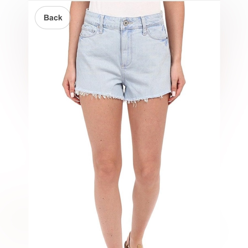 Paige Light Blue Denim Women's Jean Shorts in size 26